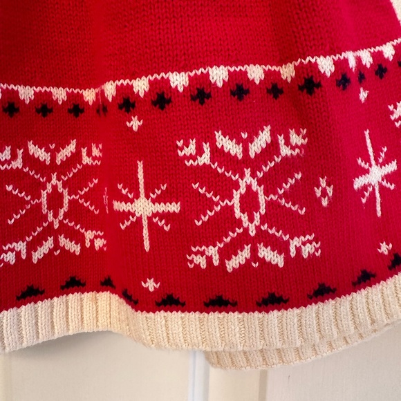 Hanna Andersson Baby Holiday Sweater Dress, Size 6-12 months - Picture 5 of 5